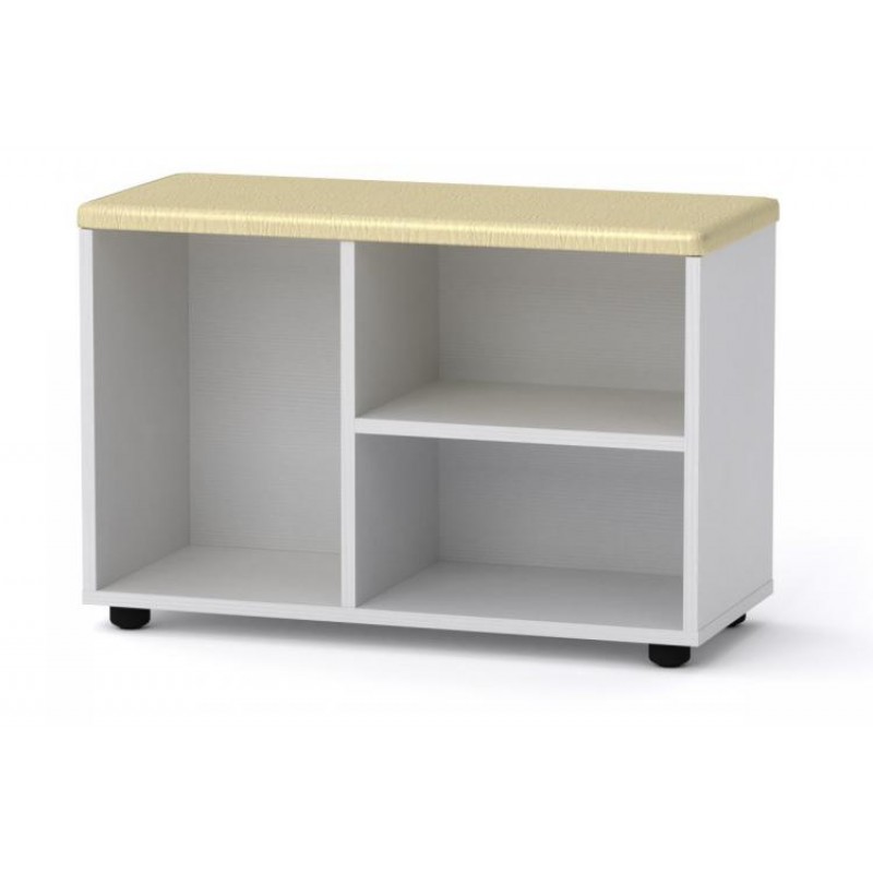 Тумба для взуття Компанит ТО 18 70х30х46,5 см Альба білий