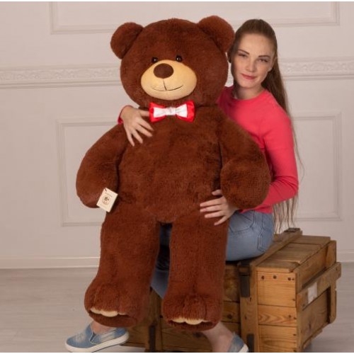 Плюшевий ведмедик Mister Medved Хеппі 130 см Бурий (007) Плюшевий ведмедик Mister Medved Хеппі 130 см Бурий (007)