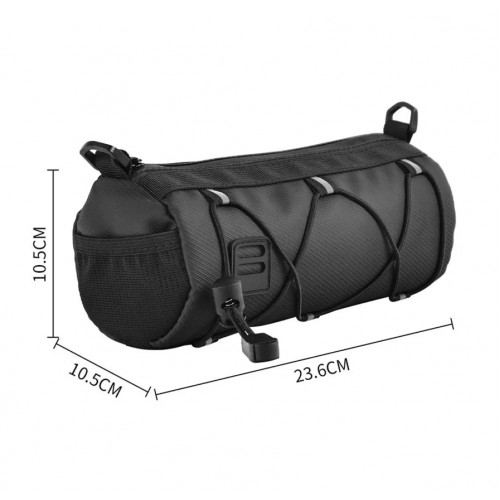 Сумка велосипедна на кермо No Brand bike Frame Bag №2 Чорний Сумка велосипедна на кермо No Brand bike Frame Bag №2 Чорний