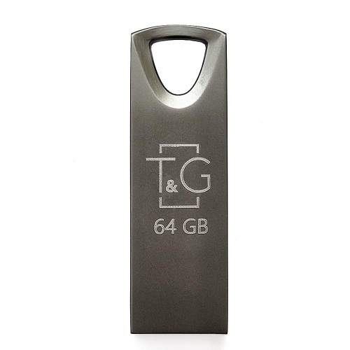 Флеш-накопичувач USB 64GB T&G 117 Metal Series Black (TG117BK-64G) в інтернет супермаркеті PbayMarket!