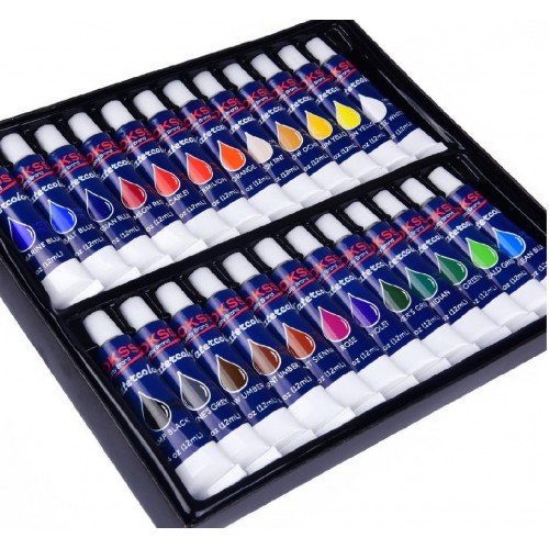 Набір акварельних фарб LOKSS в тубах 24 кольори (HT-WPP24) в інтернет супермаркеті PbayMarket!
