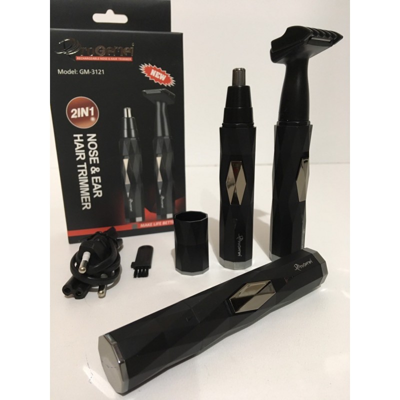 Триммер бритва для стрижки волосся на обличчі, в носі і вухах Gemei GM-3121