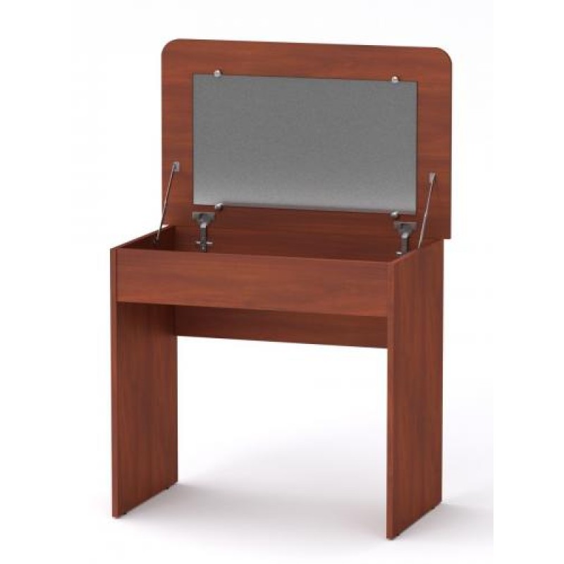 Туалетний стіл Компанит Трюмо 7 з відкидним дзеркалом 80х50х72 см Яблуня