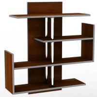 Полиця навісна Тиса Мебель ПУ-22 Яблоня локарно-темна 860x240x800 мм Полиця навісна Тиса Мебель ПУ-22 Яблоня локарно-темна 860x240x800 мм