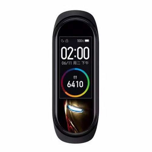 Захисна плівка з малюнком Slim Protector для Xiaomi Mi Band 4 Ironman Mask Захисна плівка з малюнком Slim Protector для Xiaomi Mi Band 4 Ironman Mask