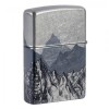 Запальничка бензинова Zippo Mountains Sketch Design 5,6х3,8х1,3 см Різнокольоровий (46280)