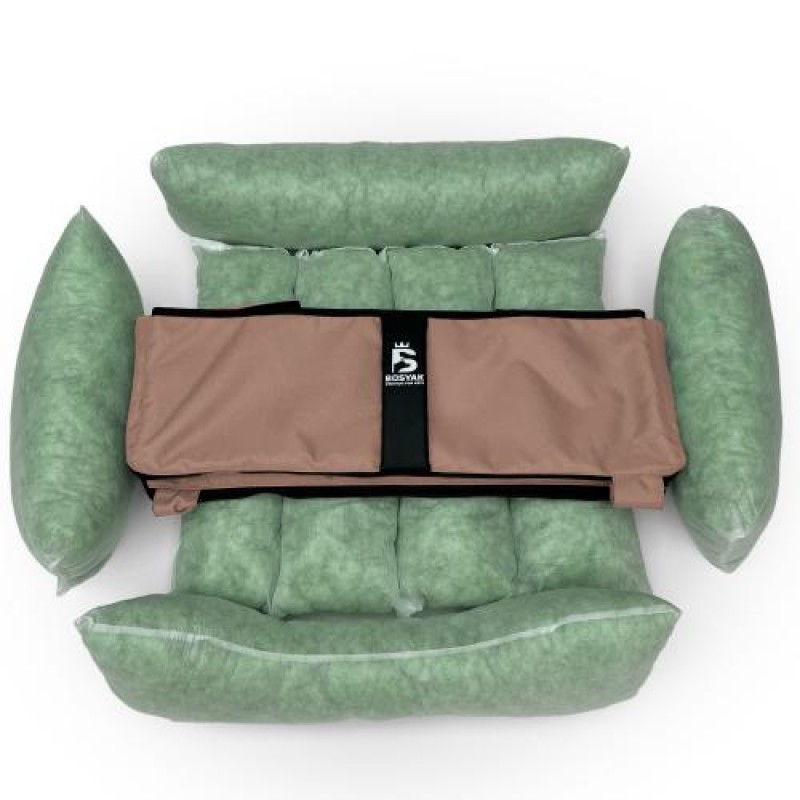 Лежак ліжко для собак та котів EGO Bosyak Waterproof S 65x55 Кава з молоком (спальне місце для собак та котів)