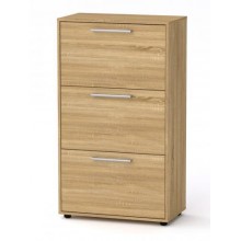 Висока тумба для взуття Компанит ТО 20 70х38х123 см Дуб сонома Висока тумба для взуття Компанит ТО 20 70х38х123 см Дуб сонома