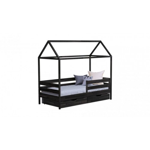 Ліжко дерев'яне Аммі 90х190 Венге Щит Л4 Ліжко дерев'яне Аммі 90х190 Венге Щит Л4