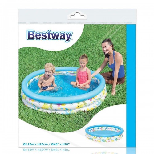 Дитячий надувний басейн Bestway 51009, 122 х 25 см (hub_b3y7nh)