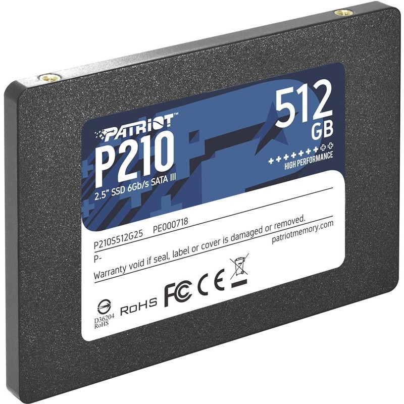 Накопичувач SSD 512GB Patriot P210 2.5