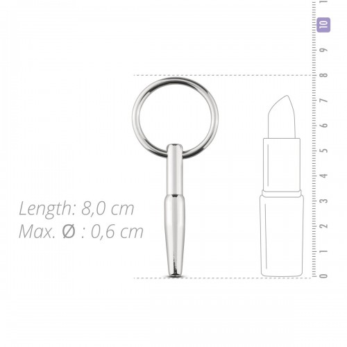 Порожнинний уретральний стимулятор Sinner Gear Unbendable – Hollow Penis Plug, довжина 4 см, діаметр