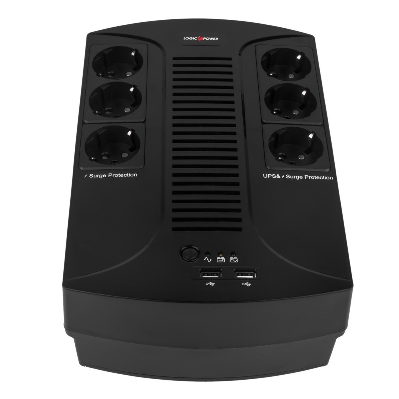 ДБЖ LogicPower LP 650VA-6PS (455Вт) лінійно-інтерактивний