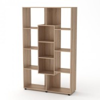 Дерев'яний Стелаж книжковий Компанит КШ 4 Дуб сонома Бежевий (kom-341) Дерев'яний Стелаж книжковий Компанит КШ 4 Дуб сонома Бежевий (kom-341)