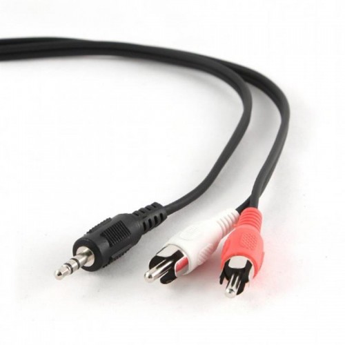 Аудіо-кабель Cablexpert (CCAB-458), 3.5мм-2xRCA-тюльпан, 1,5м, стерео, чорний в інтернет супермаркеті PbayMarket!