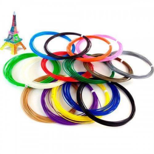 Набір Пластика для 3д ручки MCH 20 кольорів 250 метрів Тривимірна пластикова нитка стрижні для 3D Набір Пластика для 3д ручки MCH 20 кольорів 250 метрів Тривимірна пластикова нитка стрижні для 3D