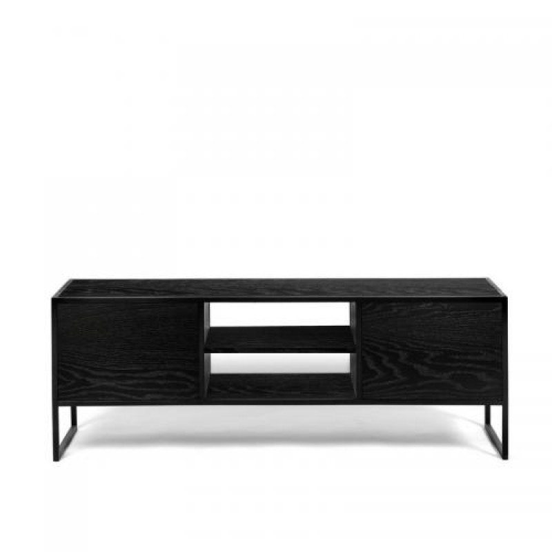 Тумба підставка для TV у стилі Loft NS-2144 680x1500x300 мм Черный