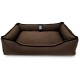 Лежак ліжко для собак та котів EGO Bosyak Рогожка M 75x65 Коричневий