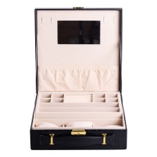 Кейс-органайзер для прикрас YIWU 26x26x9 см Чорний (HP-5-35B)