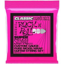 Струни для електрогітари Ernie Ball 2253 Classic Pure Nickel Super Slinky 9/42