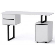 Стіл письмовий Лофт-4 Компаніт Німфея альба (130х50х72, 8 см)