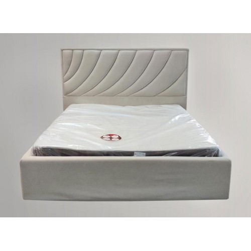 Ліжко BNB Laurel Comfort 120 х 190 см Simple З підйомним механізмом та нішою для білизни Айворі