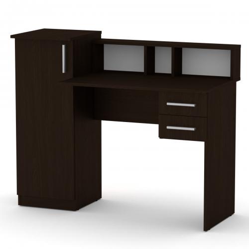 Стіл письмовий Пі пі 1 Компаніт 118х55х96 см Венге темний Стіл письмовий Пі пі 1 Компаніт 118х55х96 см Венге темний