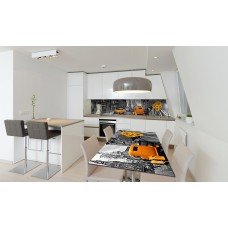 Наклейка вінілова на стіл Zatarga «Жовтий Кеб» 600х1200 мм Z180452st