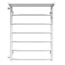 Рушникосушарка водяна Трапеція з полицею П7 500х700 Deffi Білий (C.TP.70.50.7.W.B)