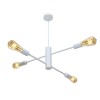 Люстра підвісна MSK Electric Asket на чотири плафони Е27 NL 6120-4 WH Білий (619773)