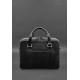 Шкіряна сумка для ноутбука та документів чорна Crazy Horse BlankNote
