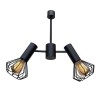 Люстра MSK Electric Diadem на два плафони Е27 NL 22152-2 BK Чорний (619803)