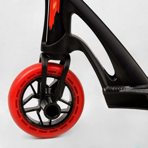 Самокат трюковий Best Scooter FEAR SCS система пеги алюмінієвий диск та дека колеса PU 100 кг Black and red (112901) Самокат трюковий Best Scooter FEAR SCS система пеги алюмінієвий диск та дека колеса PU 100 кг Black and red (112901)