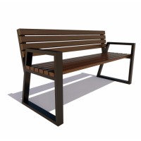 Лава паркова GoodsMetall у стилі ЛОФТ 1600х500х900 - ЛС102 Лава паркова GoodsMetall у стилі ЛОФТ 1600х500х900 - ЛС102