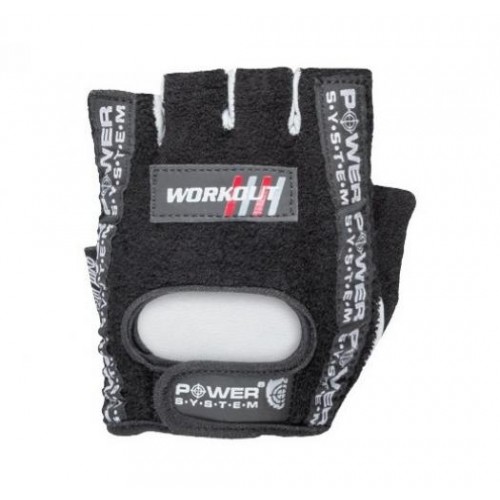 Рукавички для фітнесу та важкої атлетики Power System Workout PS-2200 XS Black Рукавички для фітнесу та важкої атлетики Power System Workout PS-2200 XS Black