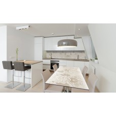 Наклейка вінілова на стіл Zatarga «Бежевий Візерунок» 600х1200 мм Z180341st