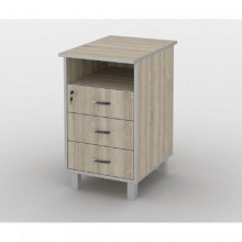 Тумба офісна Тиса Мебель ТМ-114 2 Сонома 75x60x40 см