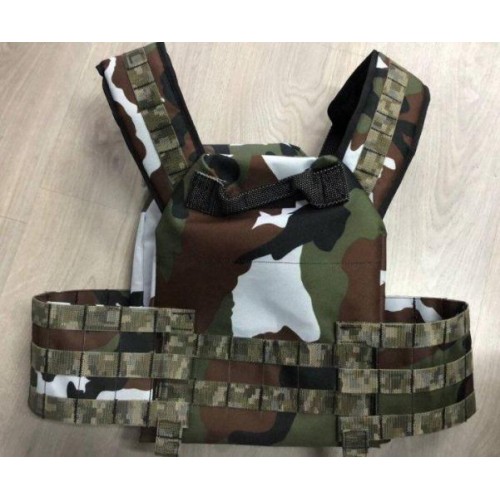 Плитоноска без плит із стропами No Brand Molle One Size Мультикам (1658594513) Плитоноска без плит із стропами No Brand Molle One Size Мультикам (1658594513)