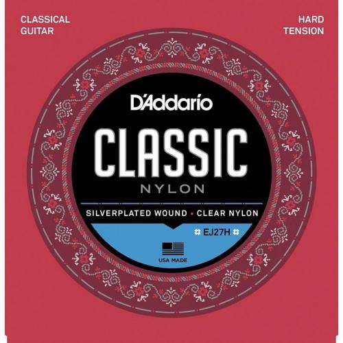 Струни для класичної гітари D'Addario EJ27H Student Nylon Classic Strings Струни для класичної гітари D'Addario EJ27H Student Nylon Classic Strings