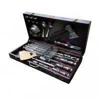 Набір шампурів Зубр 2.0 Gorillas BBQ в дерев'яній коробці Набір шампурів Зубр 2.0 Gorillas BBQ в дерев'яній коробці