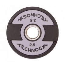 Млинці (диски) поліуретанові з хватом та металевою втулкою d-51мм TECHNOGYM TG-1837-2_5 2,5кг (SKL0239)