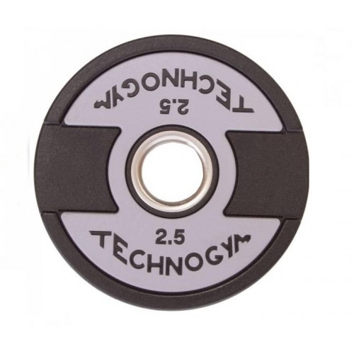 Млинці (диски) поліуретанові з хватом та металевою втулкою d-51мм TECHNOGYM TG-1837-2_5 2,5кг (SKL0239) в інтернет супермаркеті PbayMarket!