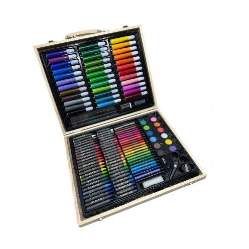 Олівці та маркери для малювання у дерев'яній валізці 150 шт Art Set (2013960296) в інтернет супермаркеті PbayMarket! Олівці та маркери для малювання у дерев'яній валізці 150 шт Art Set (2013960296) в інтернет супермаркеті PbayMarket!