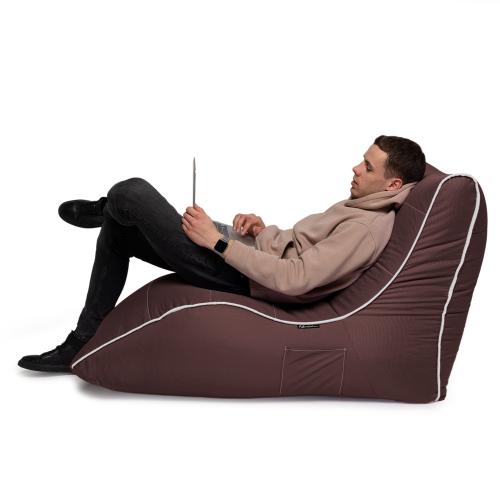 Крісло Мішок Лежак Оксфорд 80х125 Студія Комфорту Коричневий Крісло Мішок Лежак Оксфорд 80х125 Студія Комфорту Коричневий