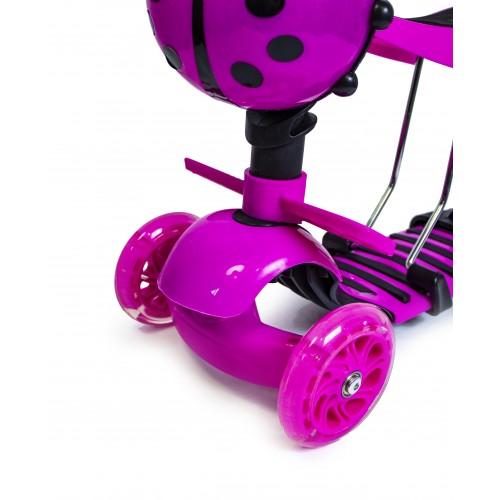 Самокат дитячий Scooter Сонечко 5 in 1 Pink (20459040) Самокат дитячий Scooter Сонечко 5 in 1 Pink (20459040)