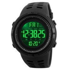 Наручний годинник чоловічий Skmei Amigo Чорний (1289)