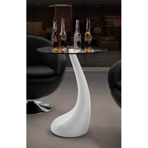 Столик дизайнерський журнальний SDM Перла пластик стільниця кругла скло 50 см Білий (hub_2qzk5i) Столик дизайнерський журнальний SDM Перла пластик стільниця кругла скло 50 см Білий (hub_2qzk5i)