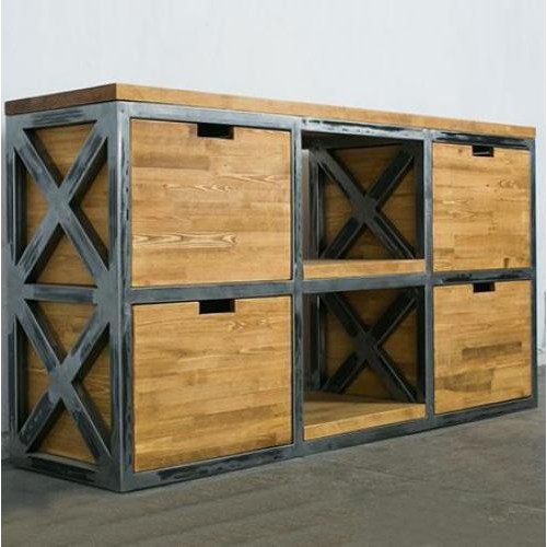 Комод у стилі Loft NS-267 1030x1500x450 мм Черный в інтернет супермаркеті PbayMarket!