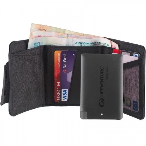 Гаманець з павербанком Lifeventure RFID Charger Wallet Сірий 68305 в інтернет супермаркеті PbayMarket!