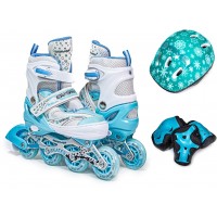 Комплект роликів із захистом Happy. Turquoise (розмір 29-33) 737530235